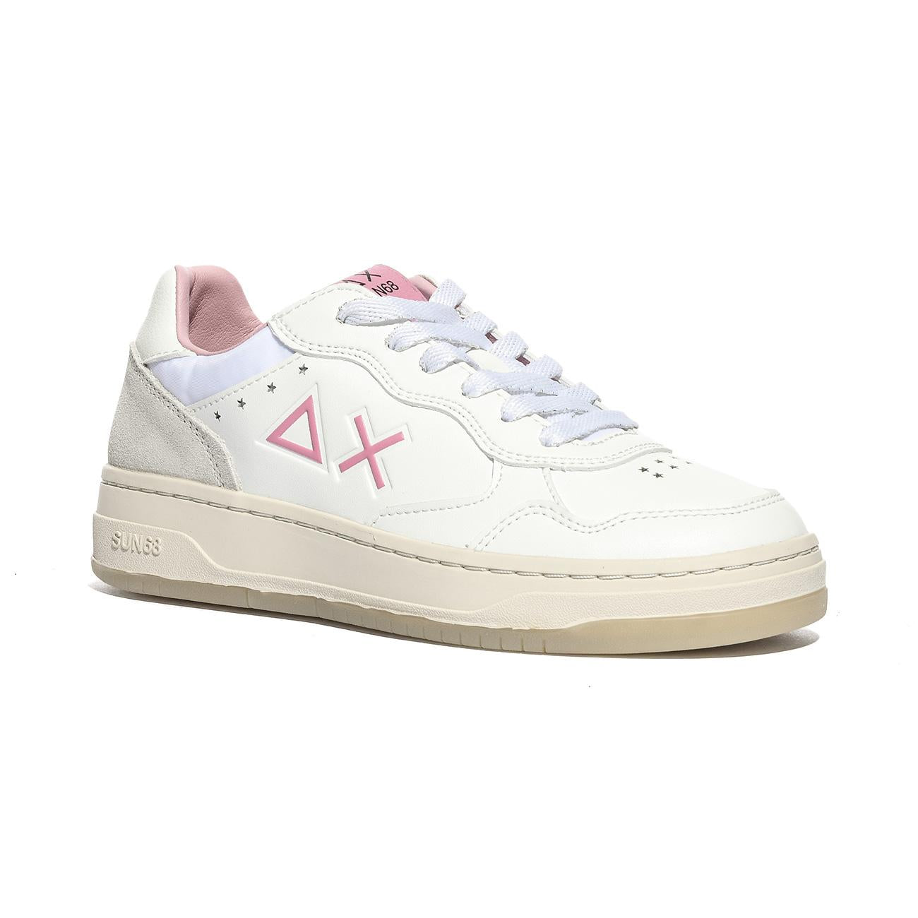 SUN 68 Z36453T BIANCO/BUBBLE GUM Sneakers Bambina 