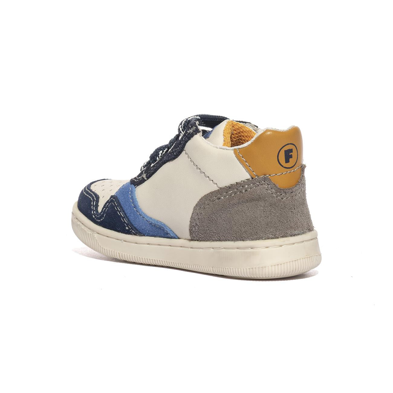 Sneakrrs Falcotto Klip Bianche BLu 0012017166.03.2B50MILK AZURE NAVY FALCOTTO