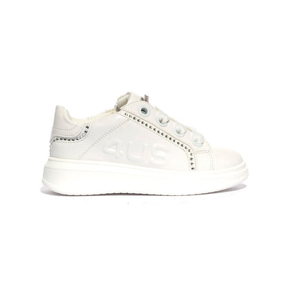 4US 42703 WHITE Sneakers Bambina 