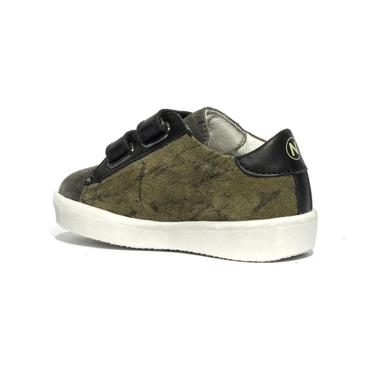 NATURINO KOREY ANTHRACITE GREEN BOTTLE ANTHRACITE GREEN Sneakers Bambino 
