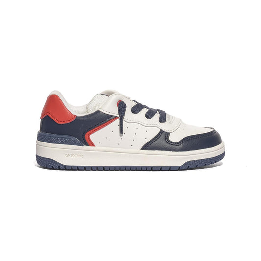 GEOX J45LQB WHITE NAVY C0899 Sneakers Bambino 