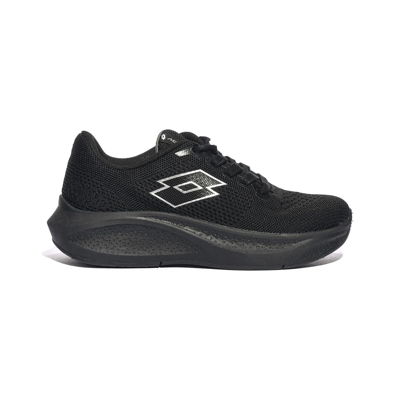 LOTTO 220818 ALL BLACK SILVER Sneakers Donna 