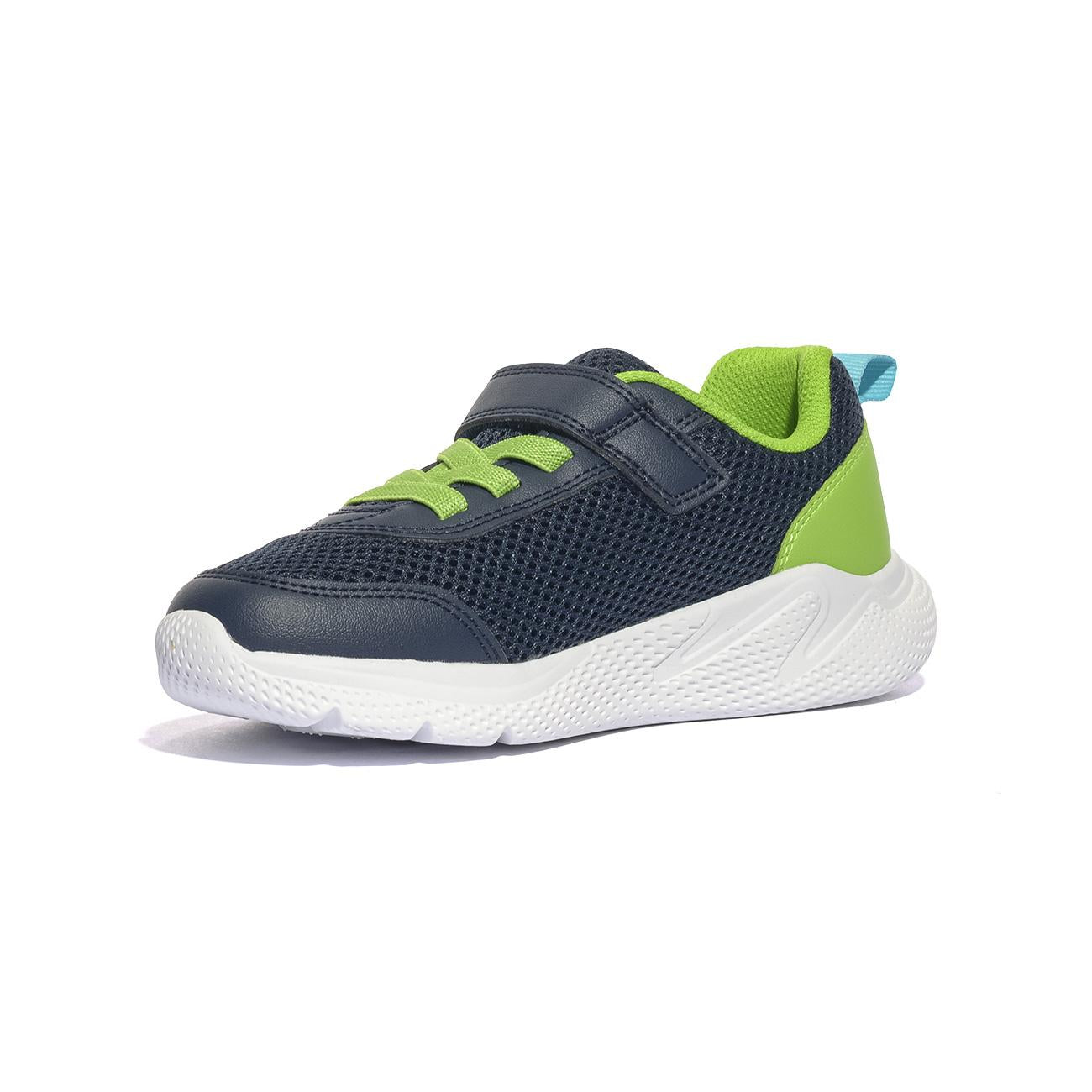 GEOX J36GBA NAVY LIME  C0749 Sneakers Bambino 