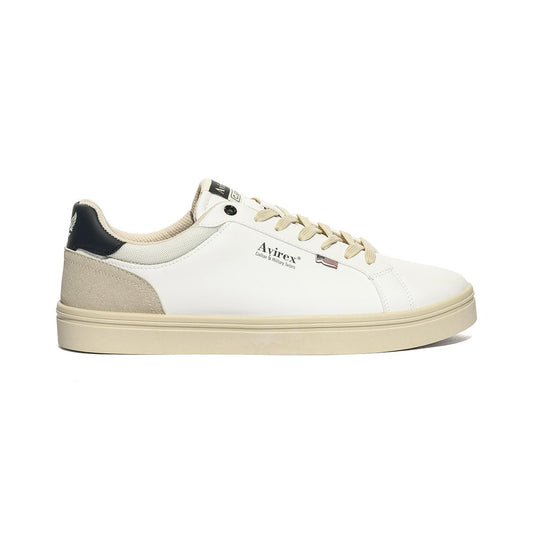 AVIREX GRANT034 OFF WHITE Sneakers Uomo 