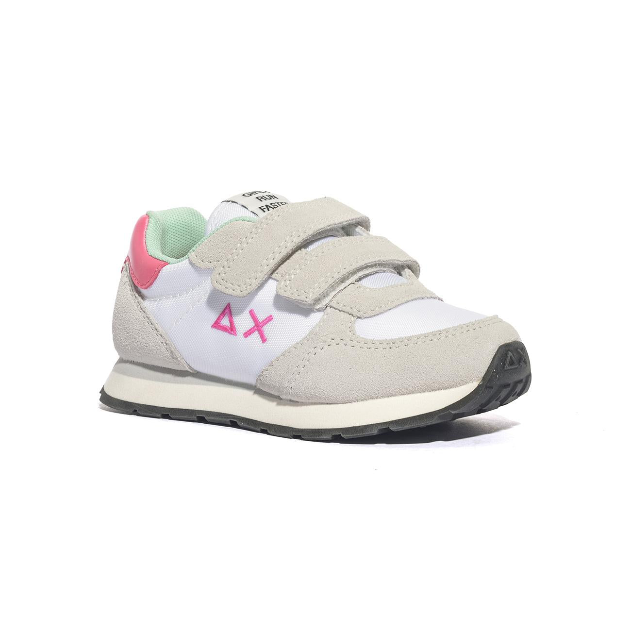 Sneakers Sun68  GIRL'S ALLY SOLID  NYLON (BABY) Grigie Z34401BBIANCO SUN 68