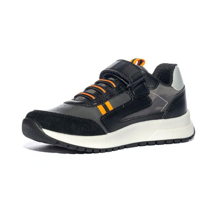 GEOX J36GMA BLACK ORANGE C0038 Sneakers Bambino 