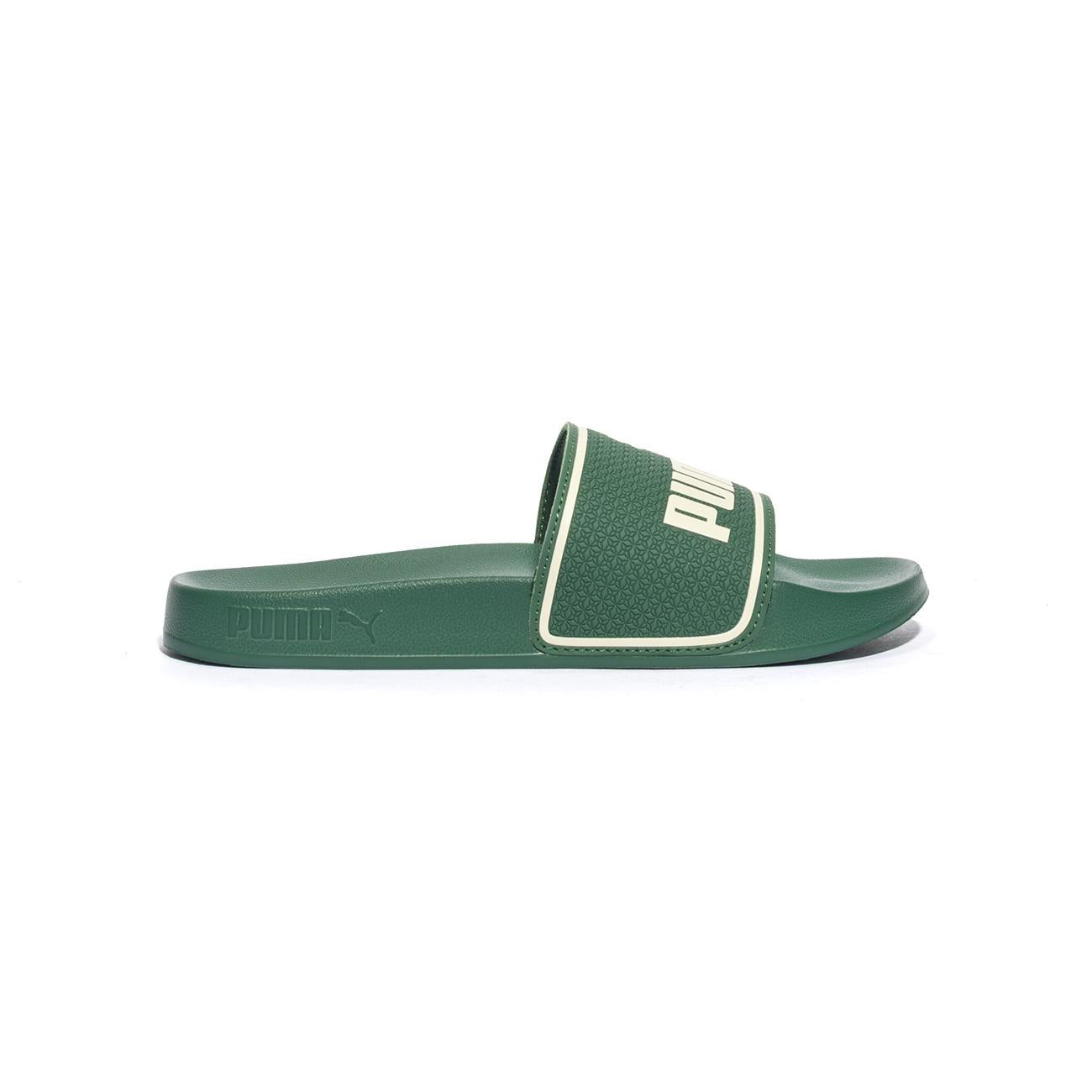 PUMA 384139-26 green Ciabatte Unisex Bambino 
