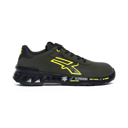 Scarpe Antinfortunistiche U-power Ryan Verdi Gialle RV20304MIX U-POWER