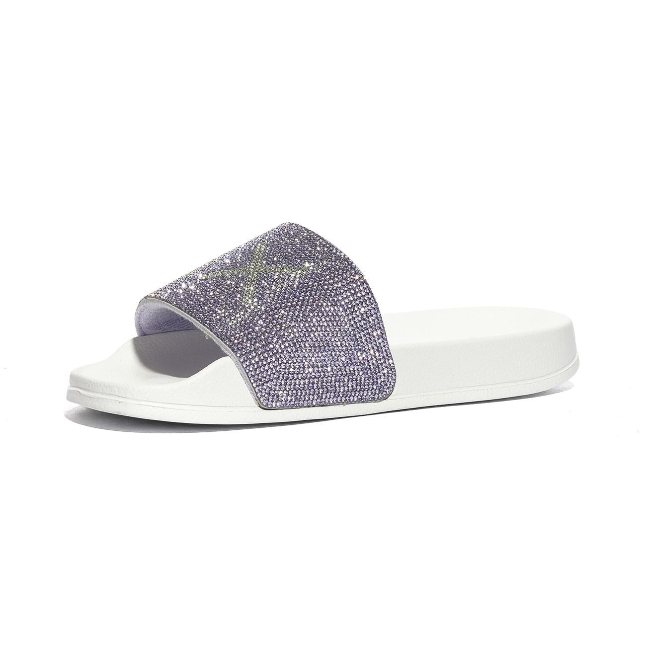 SUN 68 X36211 BIANCO/LILLA Ciabatte Donna 