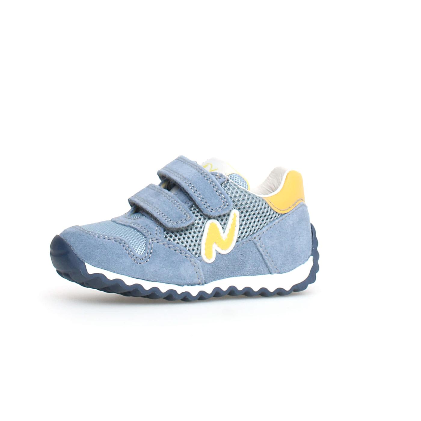NATURINO 0012016558-01-1C54 CELESTE YELLOW Sneakers Bambino 