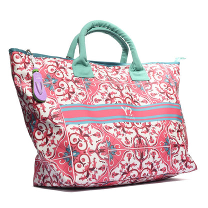 Y-NOT LPI005S6 PINK BORSA DA SPIAGGIA Donna 