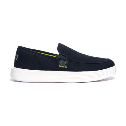 HEY DUDE HD41093-462 Canvas Navy White Slip-on Uomo 
