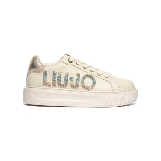LIUJO BA4071PX479S3188 IVORY LIGHT GOLD Sneakers Donna 
