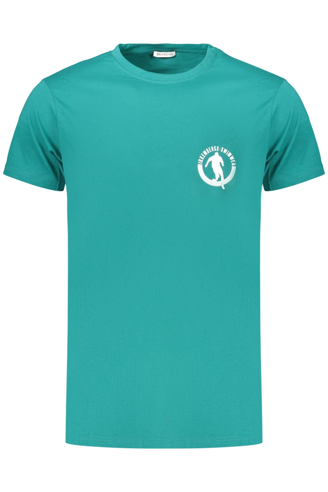 BIKKEMBERGS BKK3MTS02_VEEVERGL Verde T-Shirt Uomo 