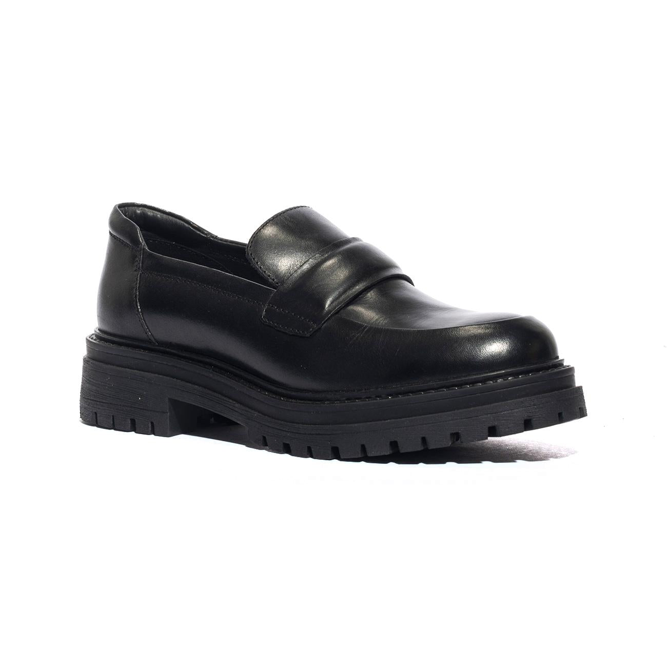 GEOX D36HRA 43 BLACK C9999 Mocassini Donna 
