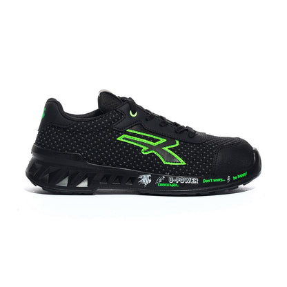Sneakers Antinfortunistica U-power Steve Nere Verdi RV20054MIX U-POWER