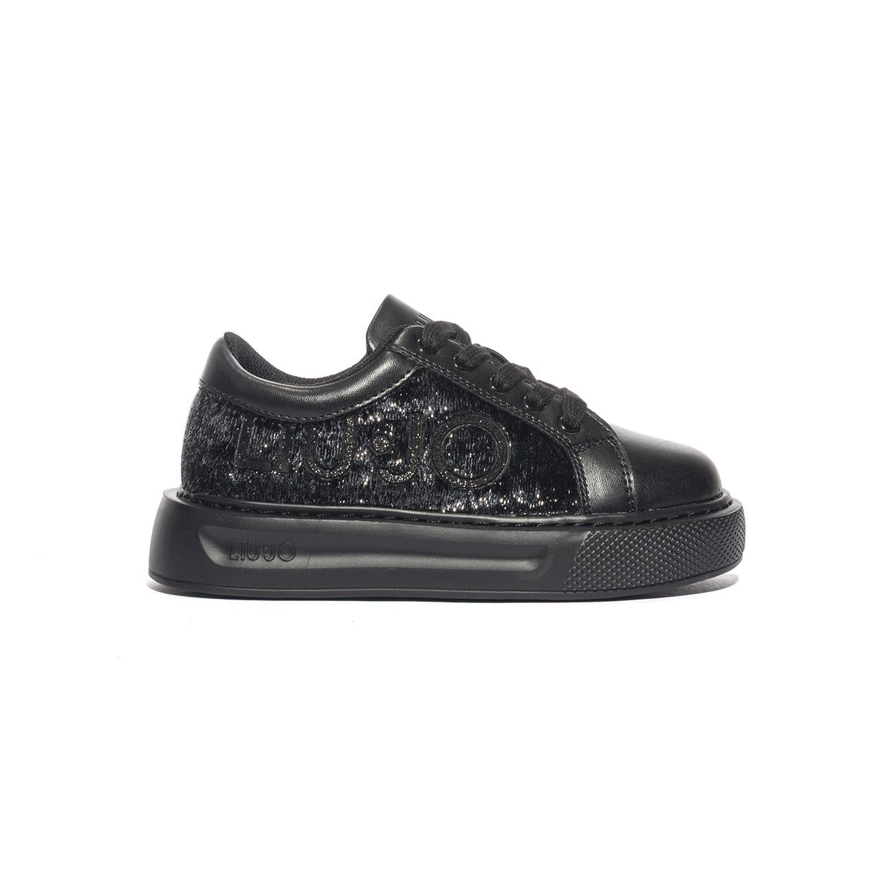 LIUJO 4F4303TX06422222 SPREADING BLACK Sneakers Bambina 