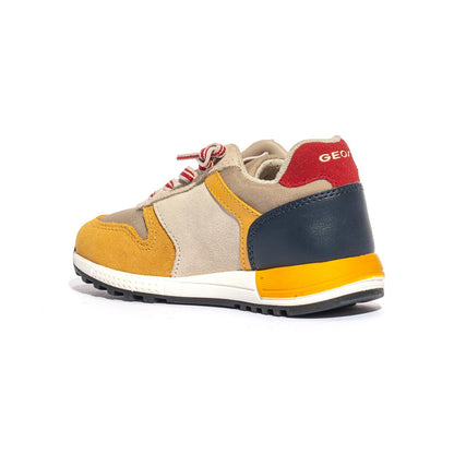 GEOX J459EB 022FU BEIGE YELLOW C0445 Sneakers Bambino 
