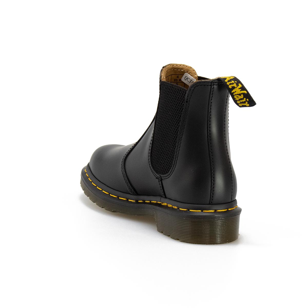 Stivaletti Dr. Martens 2976 Yellow Stitch Nere 22227001Black Smooth DR MARTENS