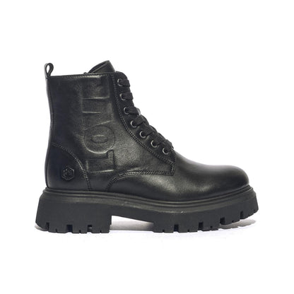 LUMBERJACK SGH1701-001-B01-CB001 BLACK Anfibi Bambina 