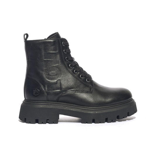 LUMBERJACK SGH1701-001-B01-CB001 BLACK Anfibi Bambina 