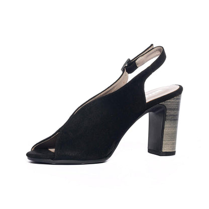 VALLEVERDE 45561 NERO Sandali Donna 