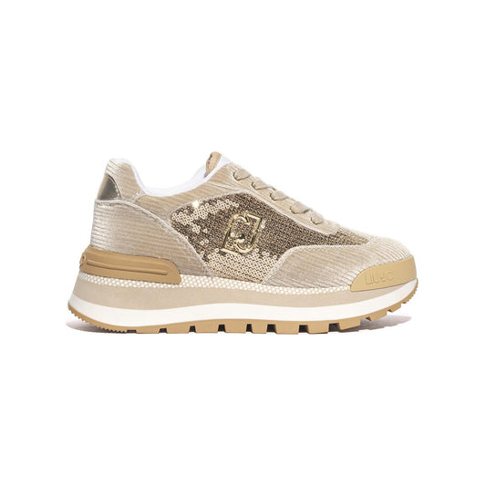 Sneakers Liu Jo AMAZING  Beige BF4053TX432S1802SEQUINS EBONY LIUJO