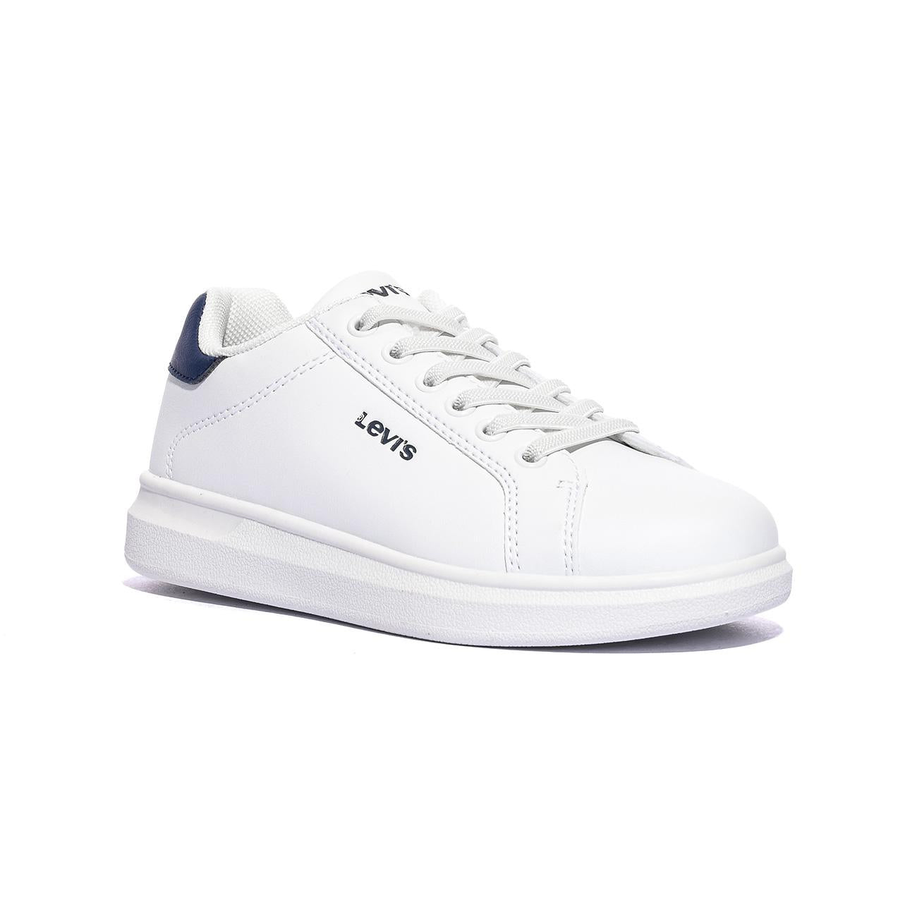 LEVI'S VELL0082S WHITE BLUE Sneakers Bambino 