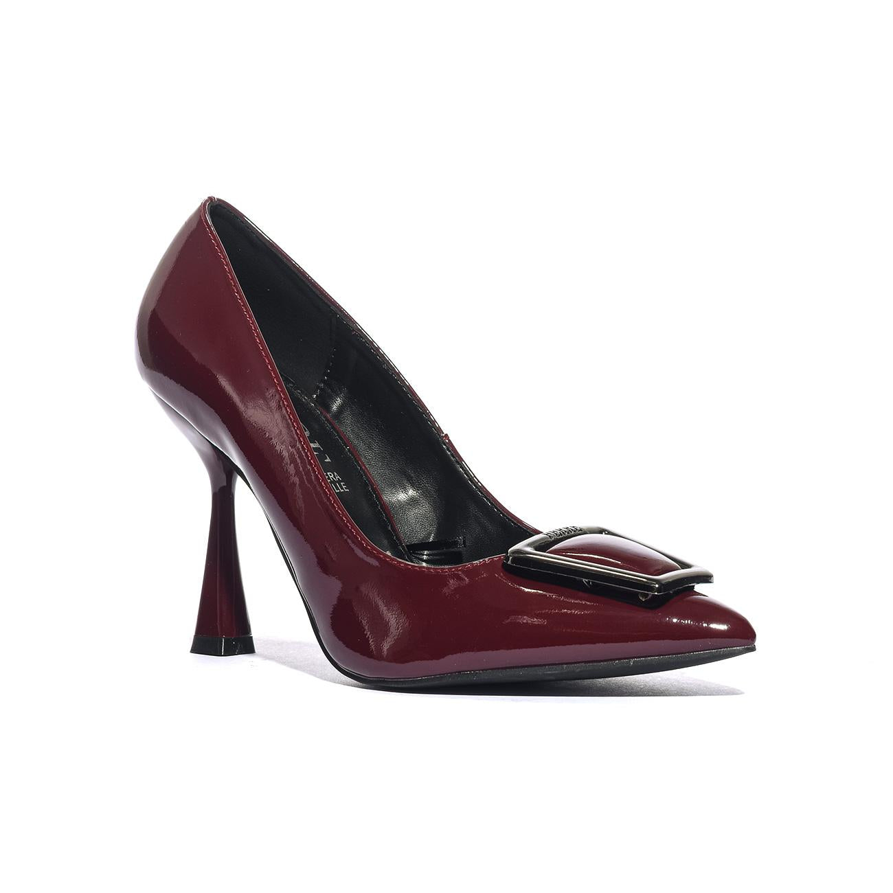 FERRE' F490 BORDEAUX Decollete Donna 