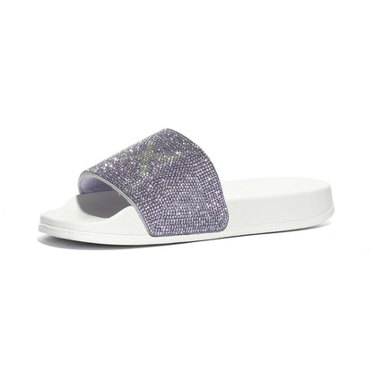 SUN 68 X36211 BIANCO/LILLA Ciabatte Donna 
