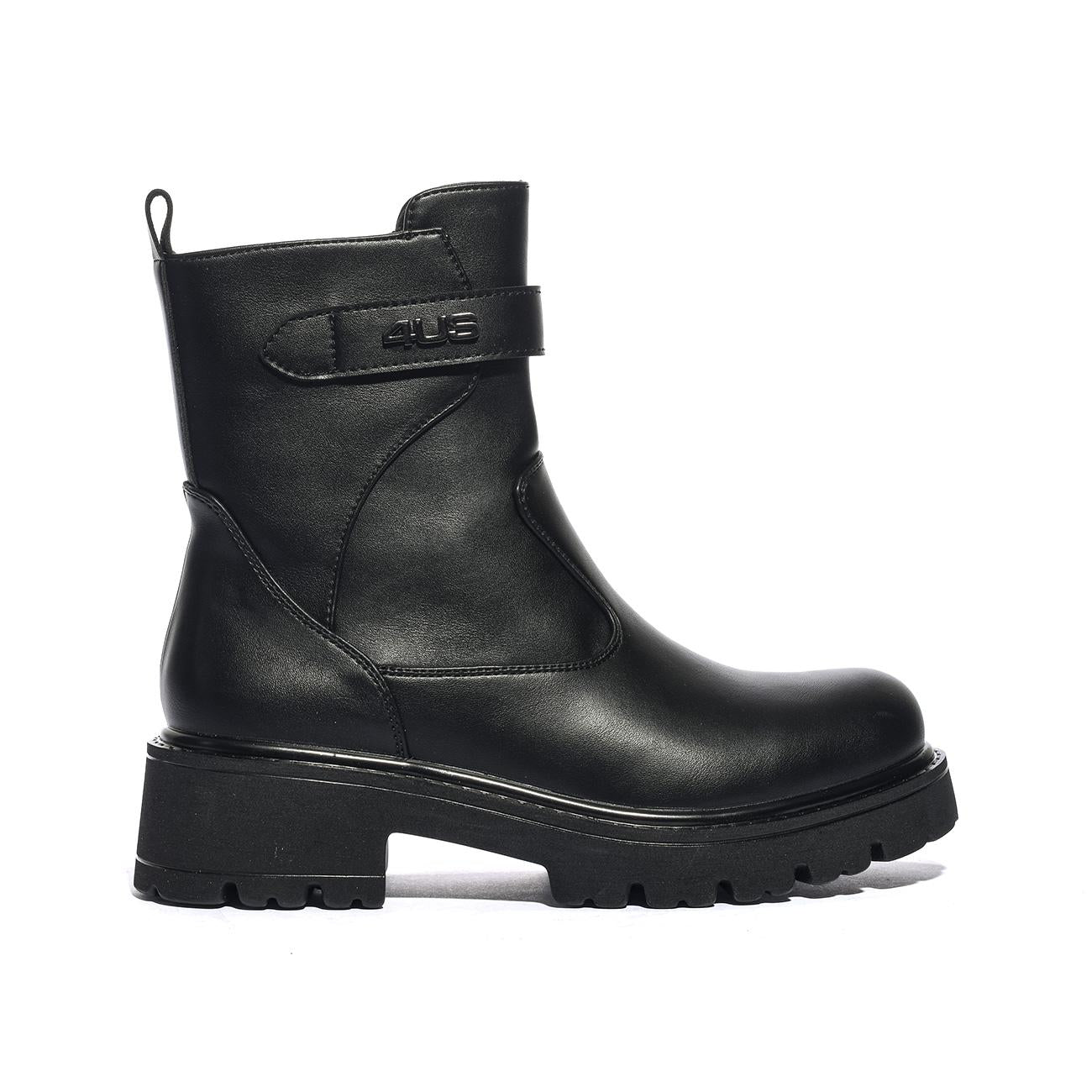 4US 4BX118 BLACK Stivaletti Donna 