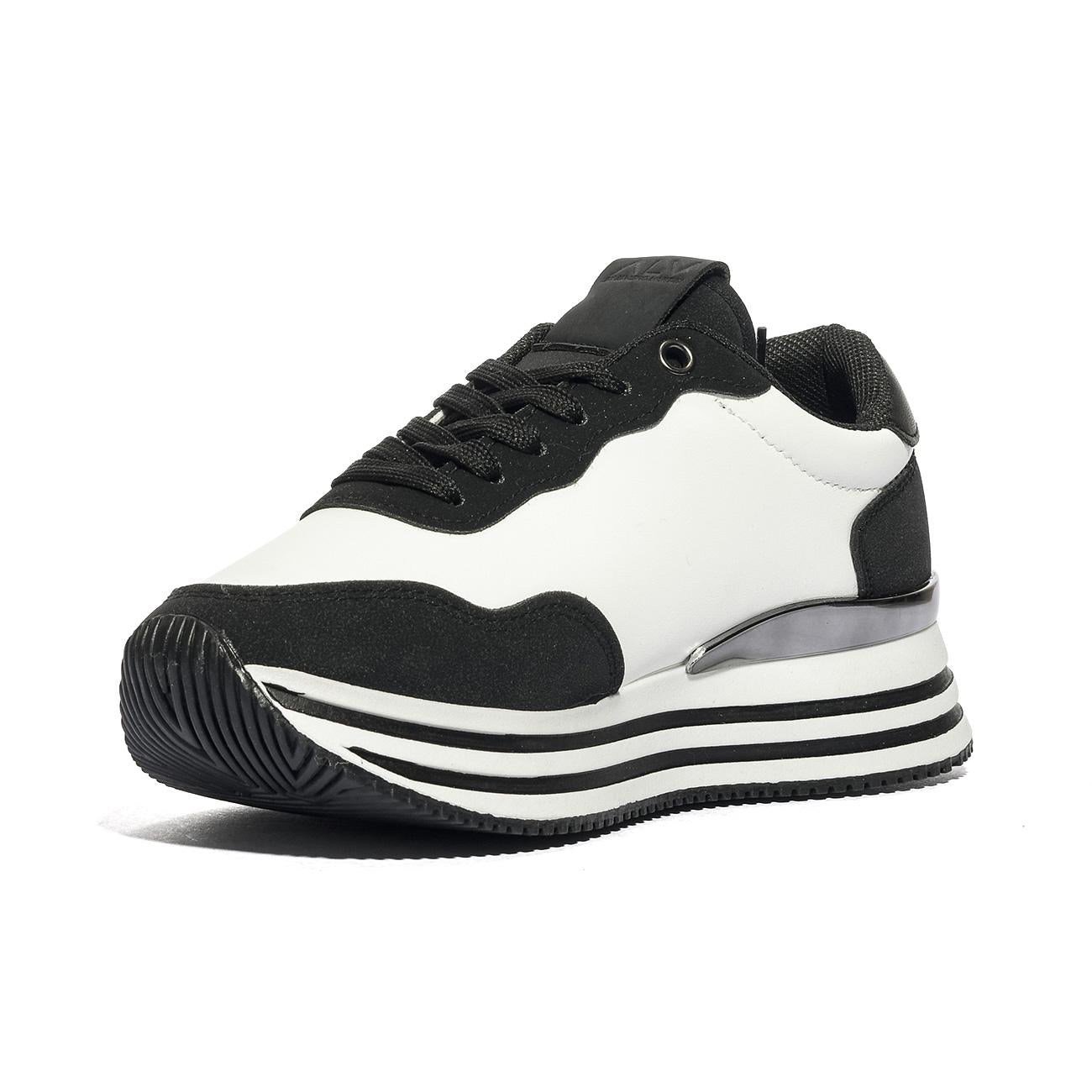 ALV By Alviero Martini ALVSD01822026 BLACKIVORYSILVER Sneakers Donna 