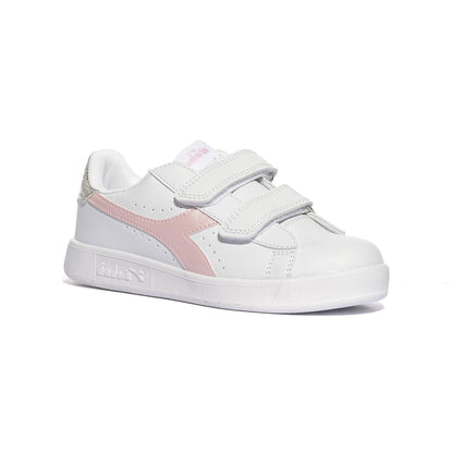 DIADORA 101182615 WHITE PINK LADY Sneakers Bambina 