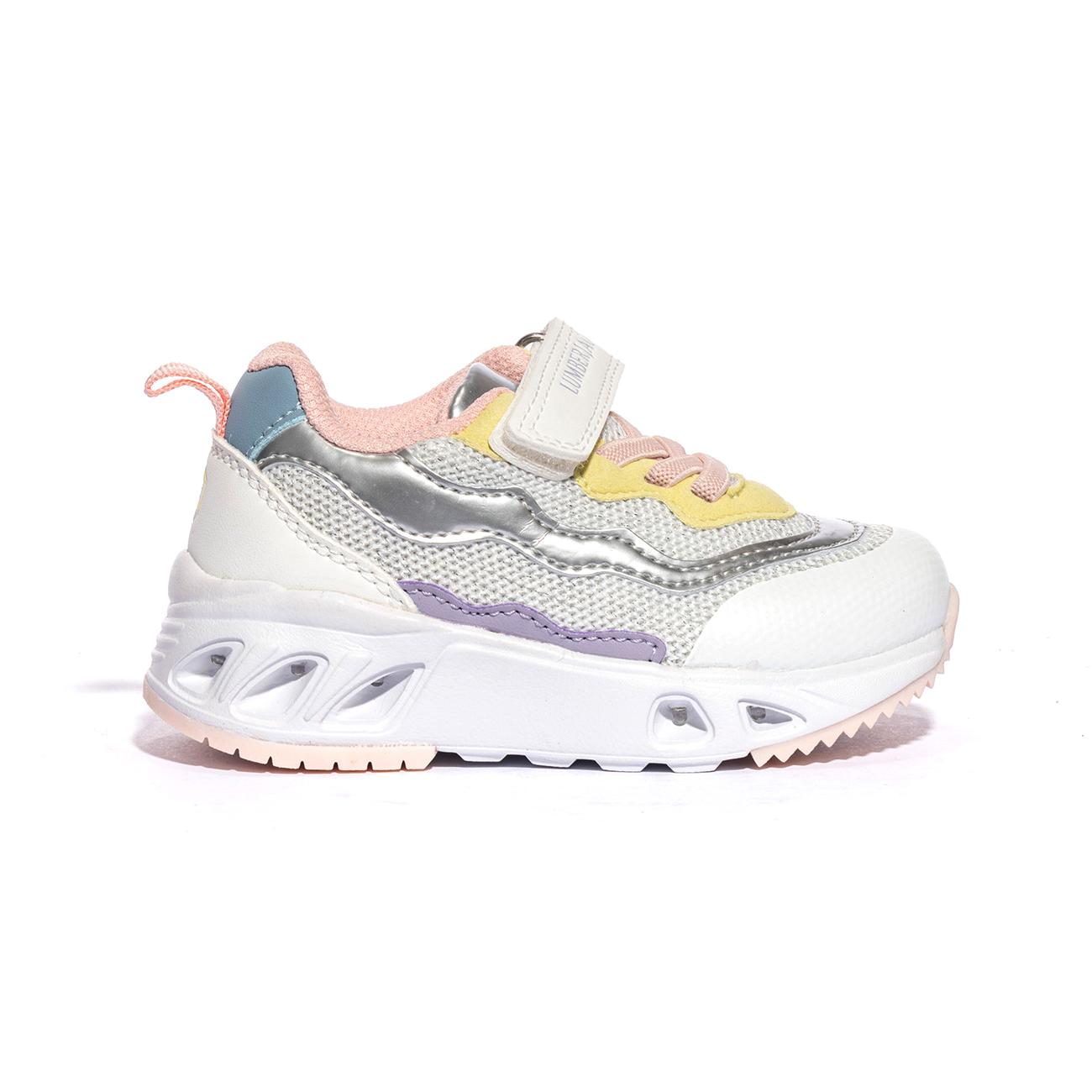 LUMBERJACK SGI5512-002 WHITE MULTICOLOR M0402 Sneakers Bambina 