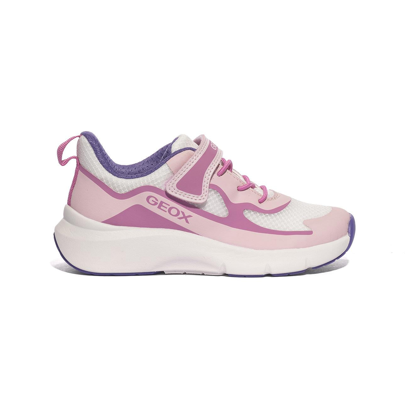 GEOX J65PAC 1454 PINK WHITE    C0550 Sneakers Bambina 