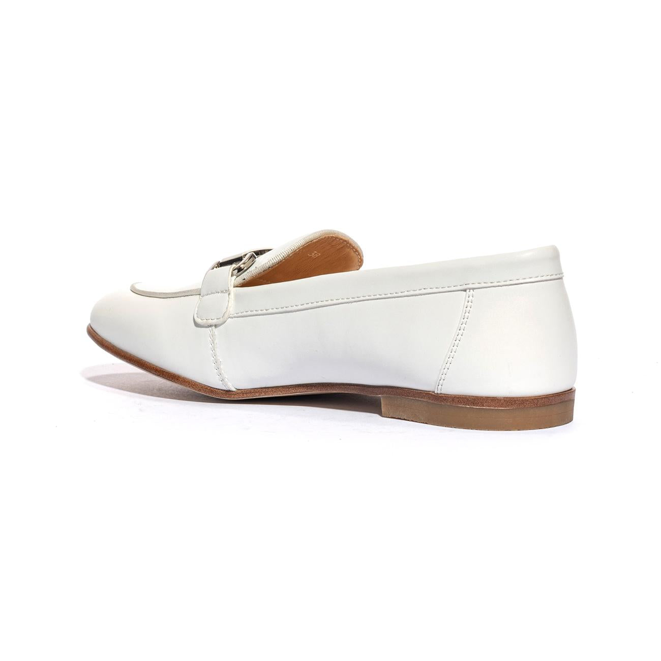 MARIELLA BURANI 50450 WHITE Mocassini Donna 