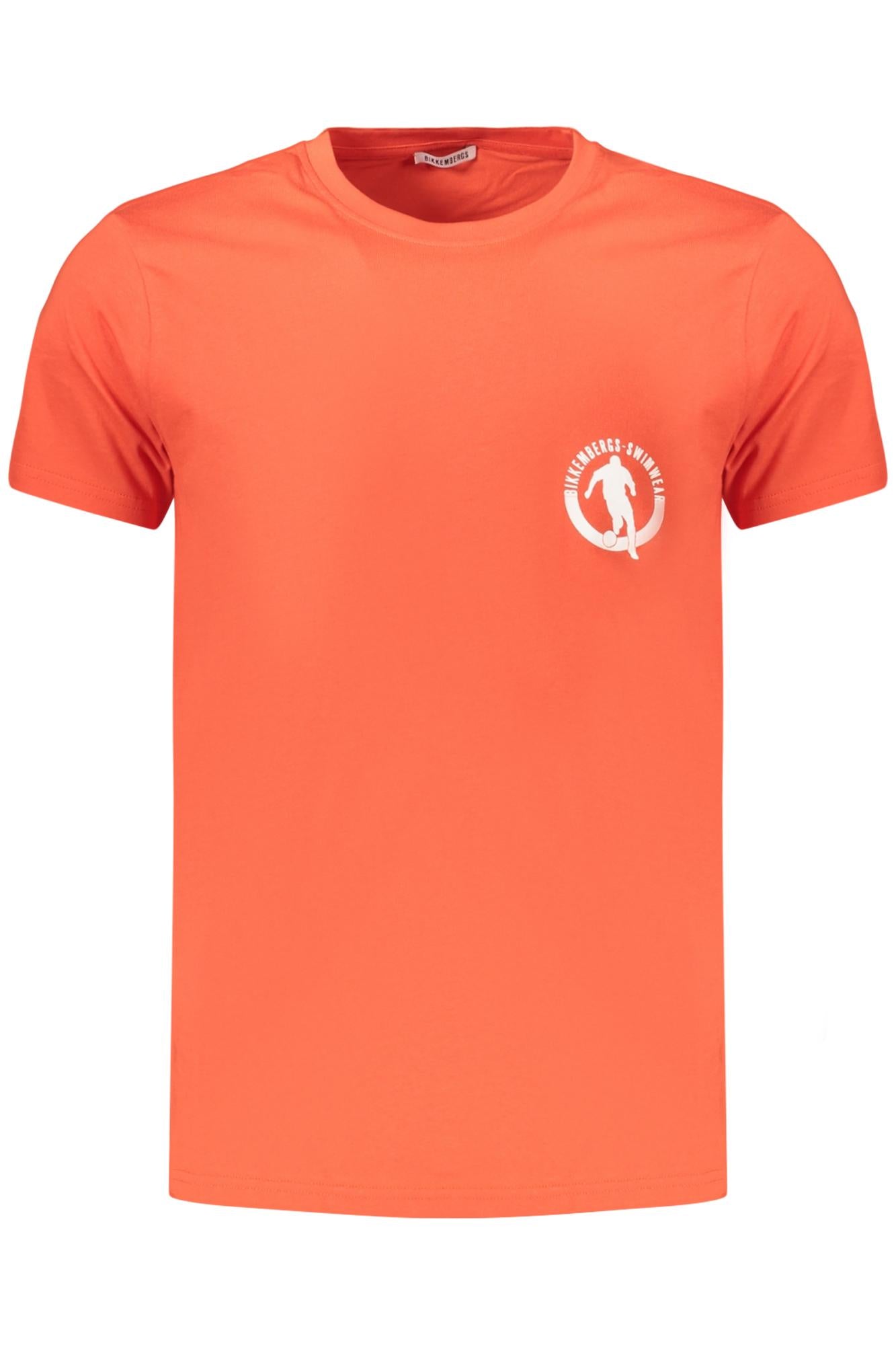 BIKKEMBERGS BKK3MTS02_ARORANGE Arancione T-Shirt Uomo 