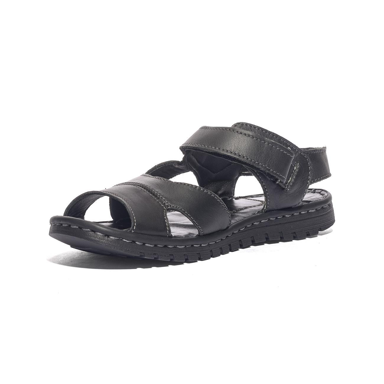 GLAMOUR 56004 NERO Sandali Uomo 