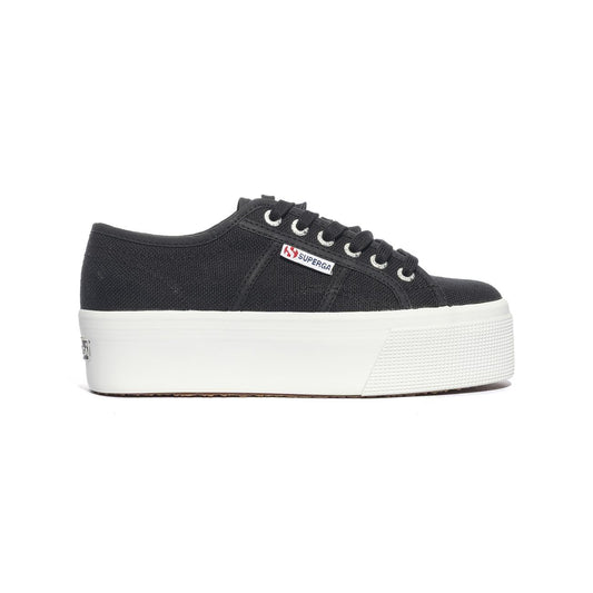 SUPERGA 2790 BLACK WHITE Sneakers Donna 
