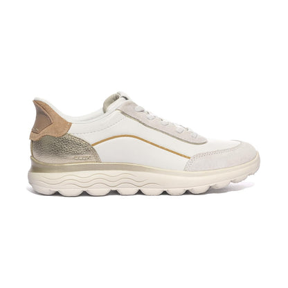 GEOX D657MA 09B22 WHITE OFF WHITE  C1352 Sneakers Donna 