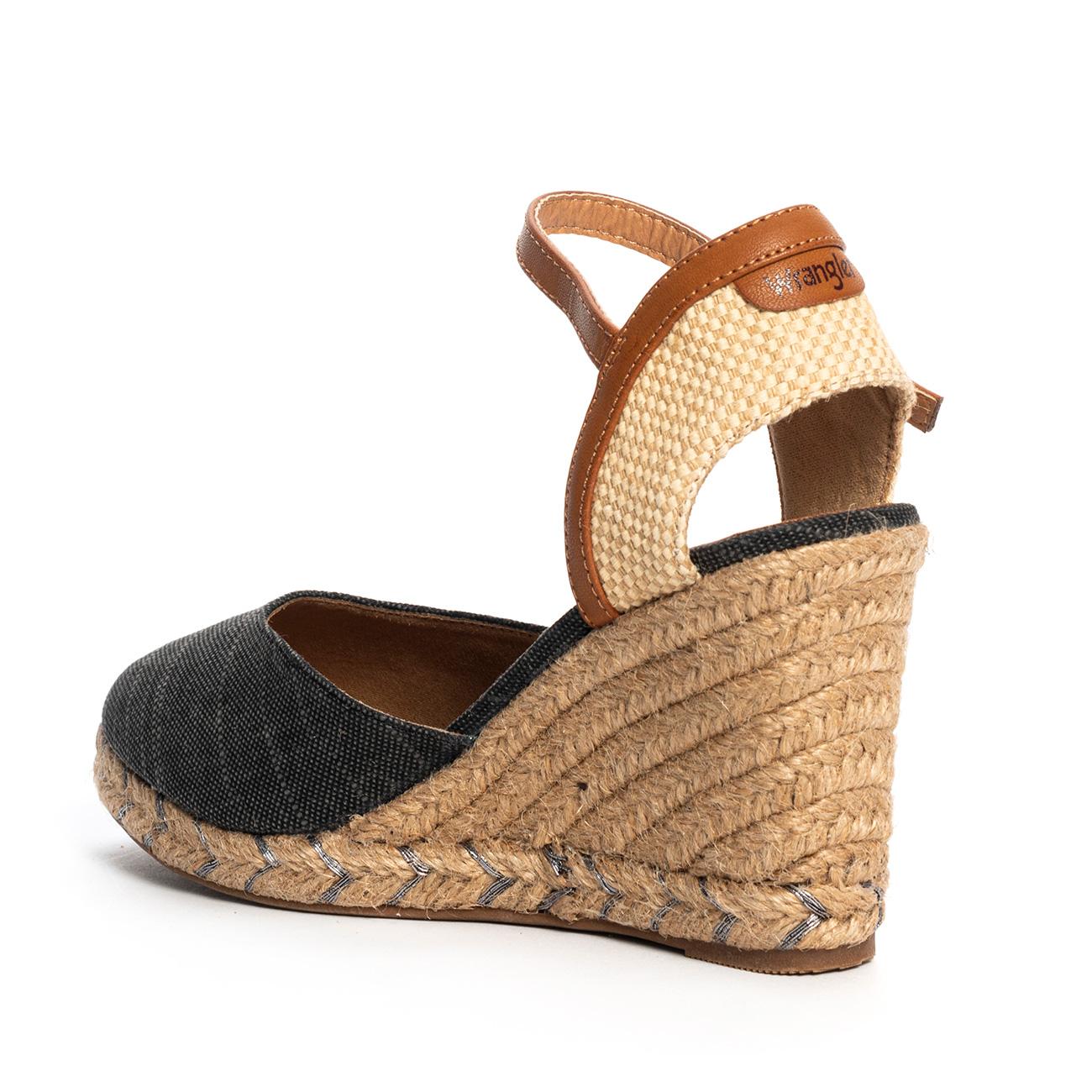 WRANGLER WL21590 BLACK Espadrillas Donna 