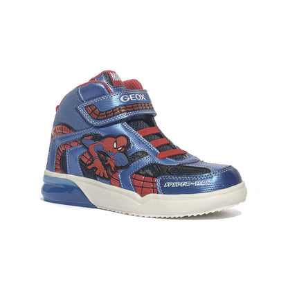 Sneakers Geox Spiderman Grayjay Blu Rosso J269YC 011CENAVY ROYAL  C4226 GEOX