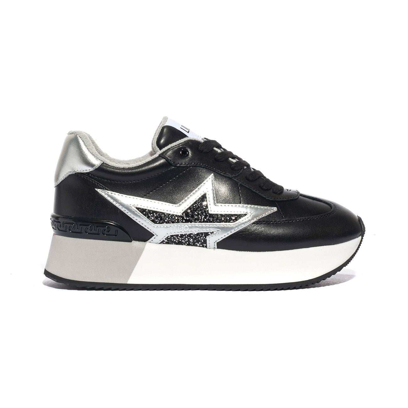 LIUJO BF4039PX52701039 BLACK SILVER Sneakers Donna 