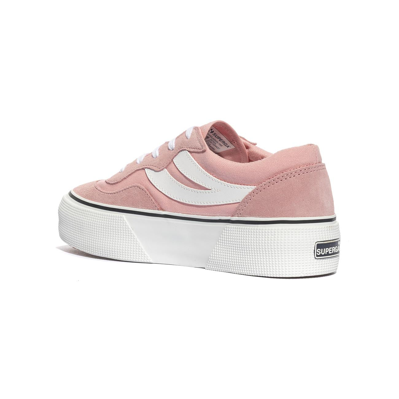 SUPERGA 3041 PINK WHITE Sneakers Donna 