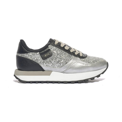Sneakers liu Jo EVELY Grigie BF5057EX015S1S01GLITTER SILVER BLACK LIUJO