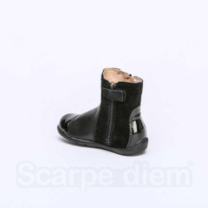 GEOX B6451C BLACK BEIGE Stivaletti Bambina 