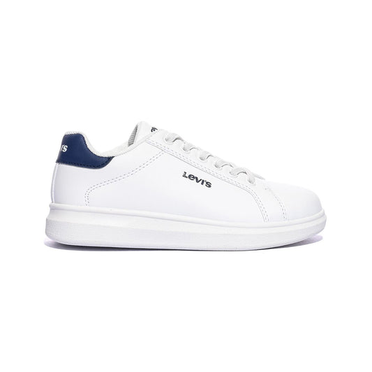 LEVI'S VELL0082S WHITE BLUE Sneakers Bambino 