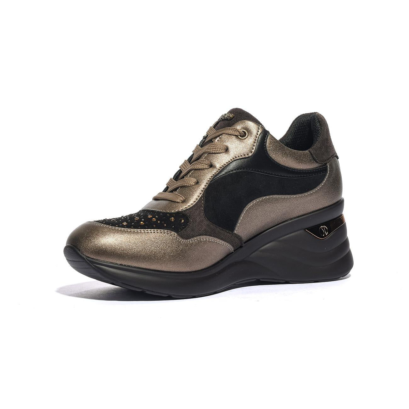 Sneakers In Blu In000401 Bronzo INBLIN000401BRONZO IN BLU