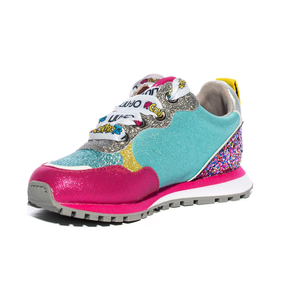 Sneaker Liu Jo  Wonder 10 Rosa Me Contro Te 4F0831EX100FUXIA TORQUOISE LIUJO