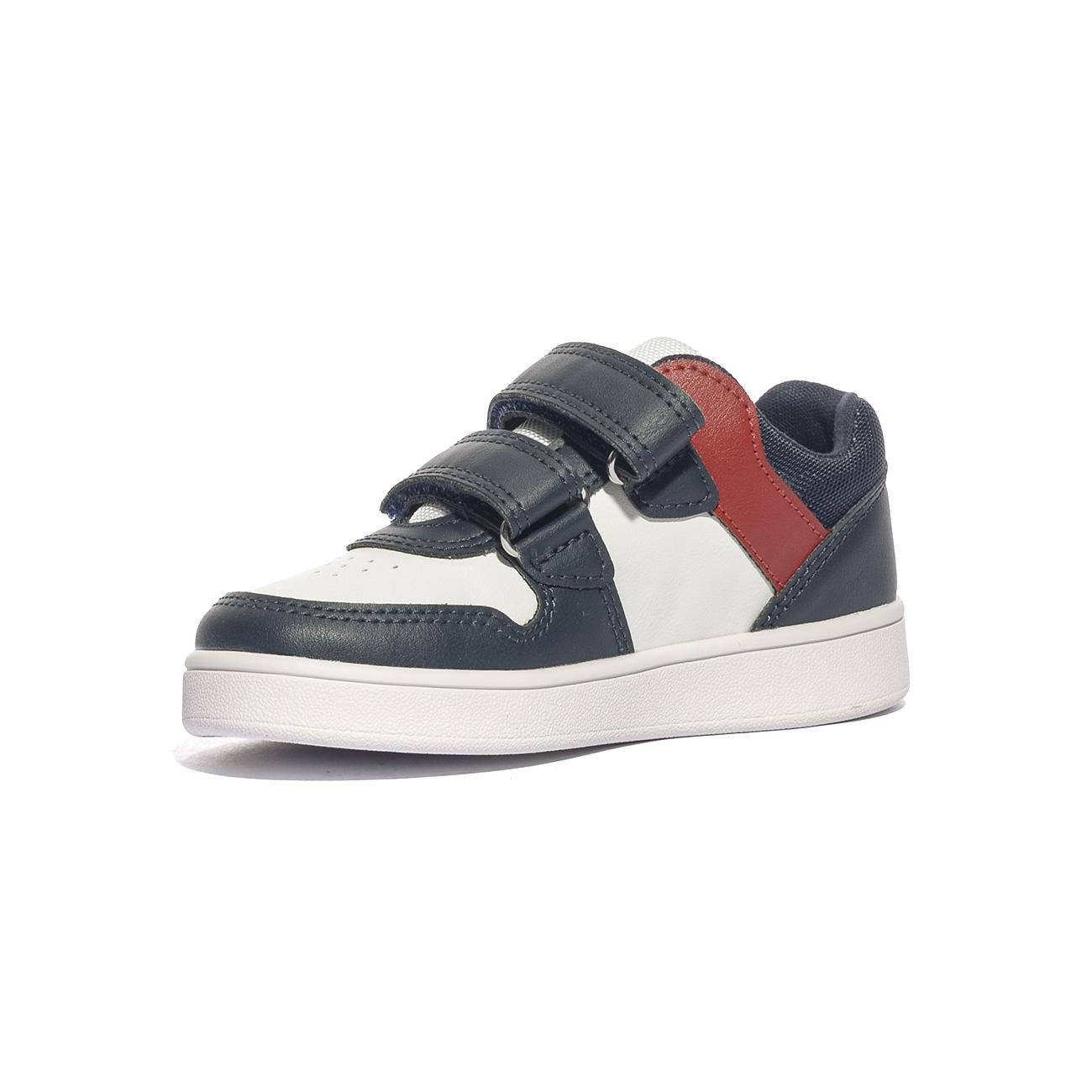 GEOX B565LA 000BC NAVY WHITE  C4211 Sneakers Bambino 